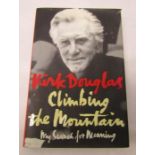 Kirk Douglas Climbing The Mountain book inscribed on inside ?My Dearest Liza if you don?t like