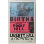 Three Concert Posters Birtha Liberty Hall , The Pirates The Soul Vendors and The Batmen Edgewater