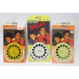 Michael Jackson Talking View Master 3D Cartridges Thriller USA 1984