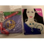 Cher Fashion Jewellery in original packing by Margo Corps 1976 with Cher Tote Bags by Samet &