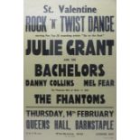 Two UK Concert Posters: Johnny Cymnbal at The Flamingo and Julie Grant at Queens Hall Barnstaple (2)