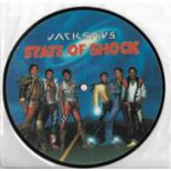 Jacksons Victory 12 Picture Disc, Jacksons State of Shock 7? Picture Disc, Jacksons Walk Right Now