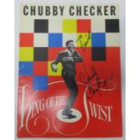 Chubby Checker King of The Twist 1961 Tour Programme signed To David Chubby Checker with Chubby