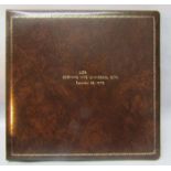 Photograph binder embossed on cover Liza Opening Nite Universal City September 28th 1978 contains 30