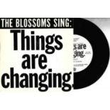 The Blossoms Sing Things Are Changing T4LM-8172-1 single with picture sleeve and Supremes Things Are