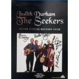 Judith Durham The Seekers Silver Jubilee Reunion Tour programme signed