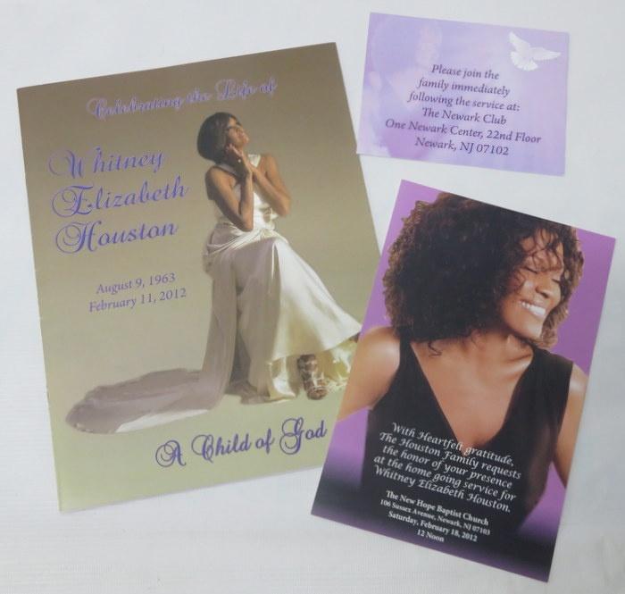 Three items from Whitney Memorial Service (3)