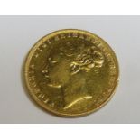 Queen Victoria 1878 gold full sovereign