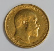 King Edward VII 1903 gold full sovereign, Melbourne mint