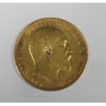 King Edward VII 1907 gold full sovereign