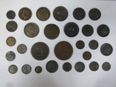 Parcel of mostly 18th century British & foreign coinage, various dates and monarchs inc. George III.