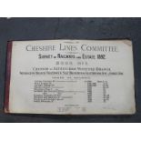 LARGE VOLUME- ENGINEERS COPY CHESHIRE LINES COMMITTEE PLANS OF RAILWAYS AND ESTATES, BOOK No2,