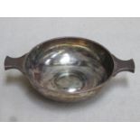 Hallmarked silver two handled porringer by Martin, Hall & Co (Richard Martin & Ebenezer Hall),