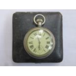 CASED H WILLIAMSON LIMITED MILITARY ISSUED POCKET WATCH, No32411F