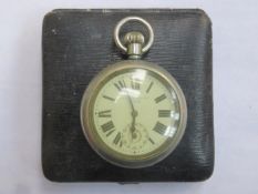 CASED H WILLIAMSON LIMITED MILITARY ISSUED POCKET WATCH, No32411F