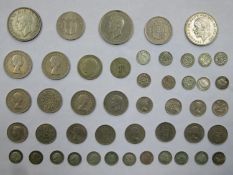 Parcel of early to mid 20th century silver coinage, various monarchs including King George V, King