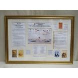 Limited edition framed print - The Laws of Rugby Football, from The museum of rugby, Twickenham
