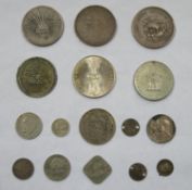 Parcel of 19th and 20th century continental coinage, various nations including Mexico, Brazil, South