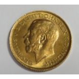 King George V 1913 gold full sovereign