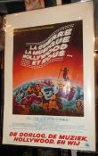 All This And World War II Belgium Film Poster 1976, size approx. 22 ×15 inches
