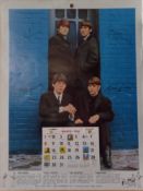 The Beatles 1964 USA NEMS Enterprises Ltd Calendar condition excellent