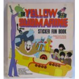 An original 1968 Beatles Yellow Submarine sticker fun book from World Distributors (Manchester) Ltd.