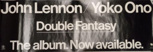 John Lennon Double Fantasy Promotional Poster
