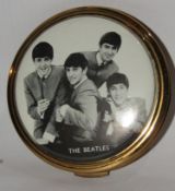 The Beatles make-up compact with Dezo Hoffman photograph on front UK 1964