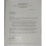 NEMS Letter Headed writing paper with a typed letter dated 3rd June 1965 to Joe Flannery from Ken