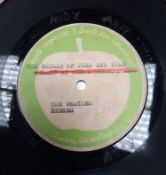 The Beatles Ballad Of John and Yoko-Old Brown Shoe Test pressing single with Apple Custom labels