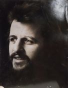 Six Ringo Starr black and white photographs