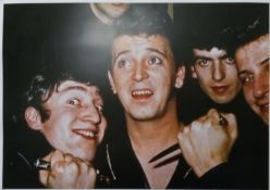 Colour scan of The Beatles with Gene Vincent in the Cavern Club