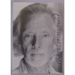 Klaus Voormann signed promotional postcard