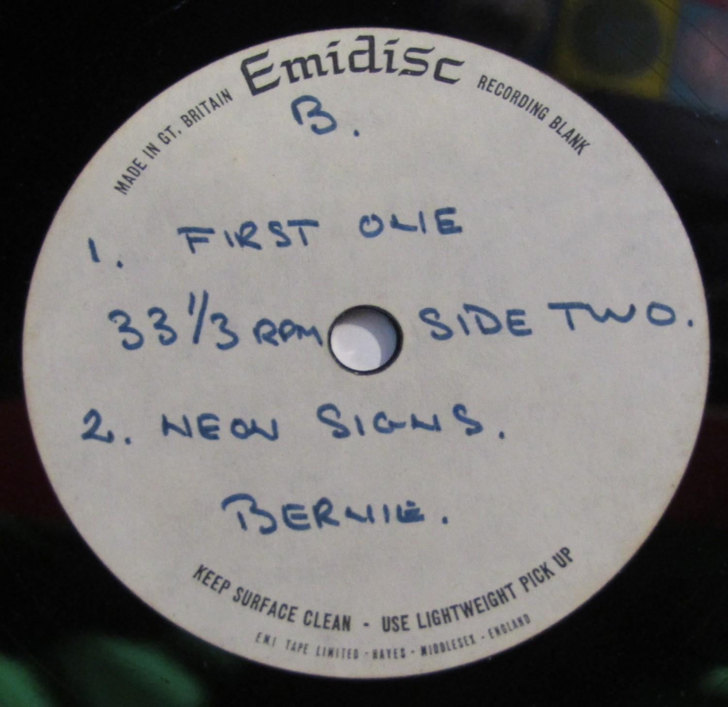 Two Acetates both formerly the property of Cavern Club DJ Bob Wooler - Image 6 of 6