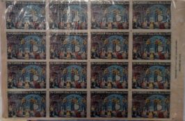 Cavern Club original uncut sheet of Mug transfers UK 1967