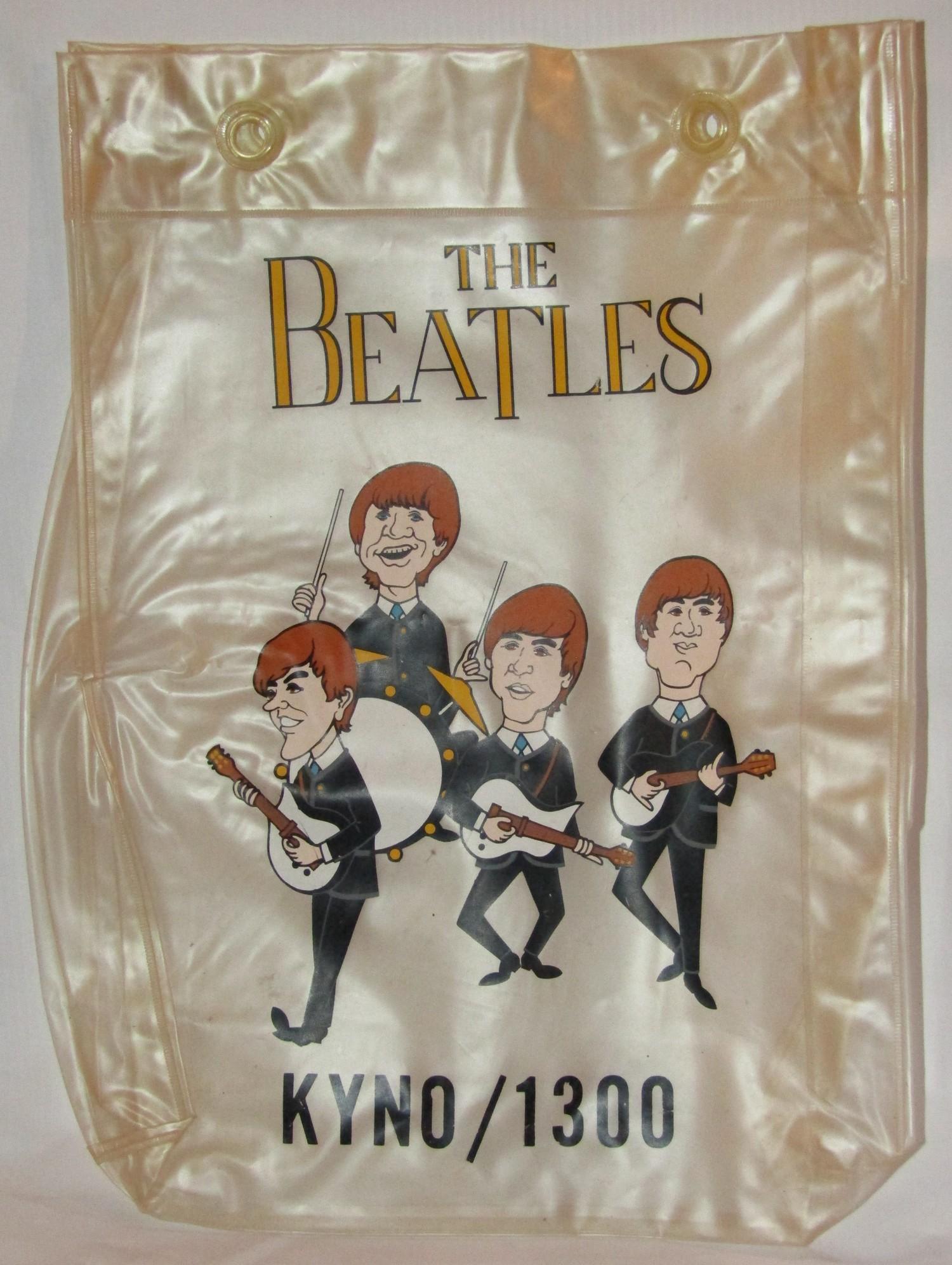 The Beatles KYNO/1300 drawing string plastic bag USA 1964