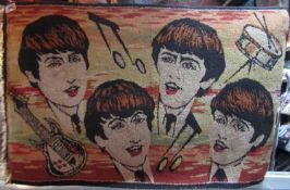 The Beatles Rug, made in Belgium 1964, approx 33 x 22 inches