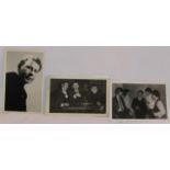 Three black and white photographs of Cavern Club DJ Bob Wooler, formerly the property of Cavern Club