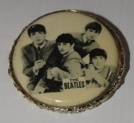 The Beatles NEMS Enterprises Brooch UK 1964