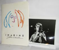 John Lennon Imagine Movie 1988 Sound Track EMI Press Kit