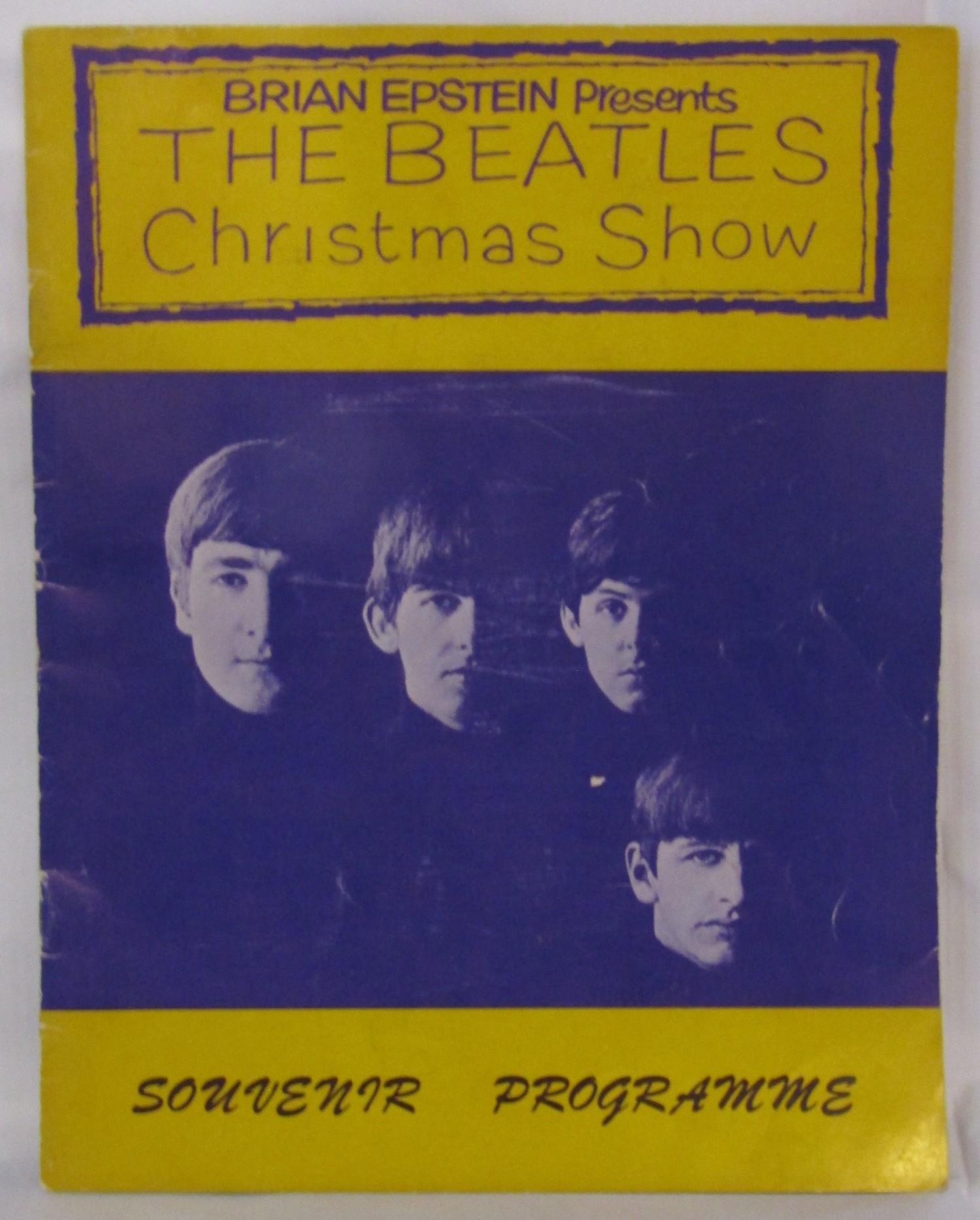 The Beatles Christmas Show programme which ran from 24th December 1963 to 11th January 1964 at the