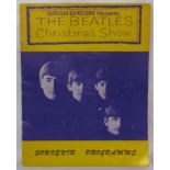 The Beatles Christmas Show programme which ran from 24th December 1963 to 11th January 1964 at the
