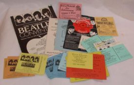 Collection of Beatles Convention material including tickets and handbills formerly the property of