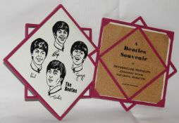 The Beatles Proudholme Products Complete box of original 6 ceramic tiles with plastic surrounds in