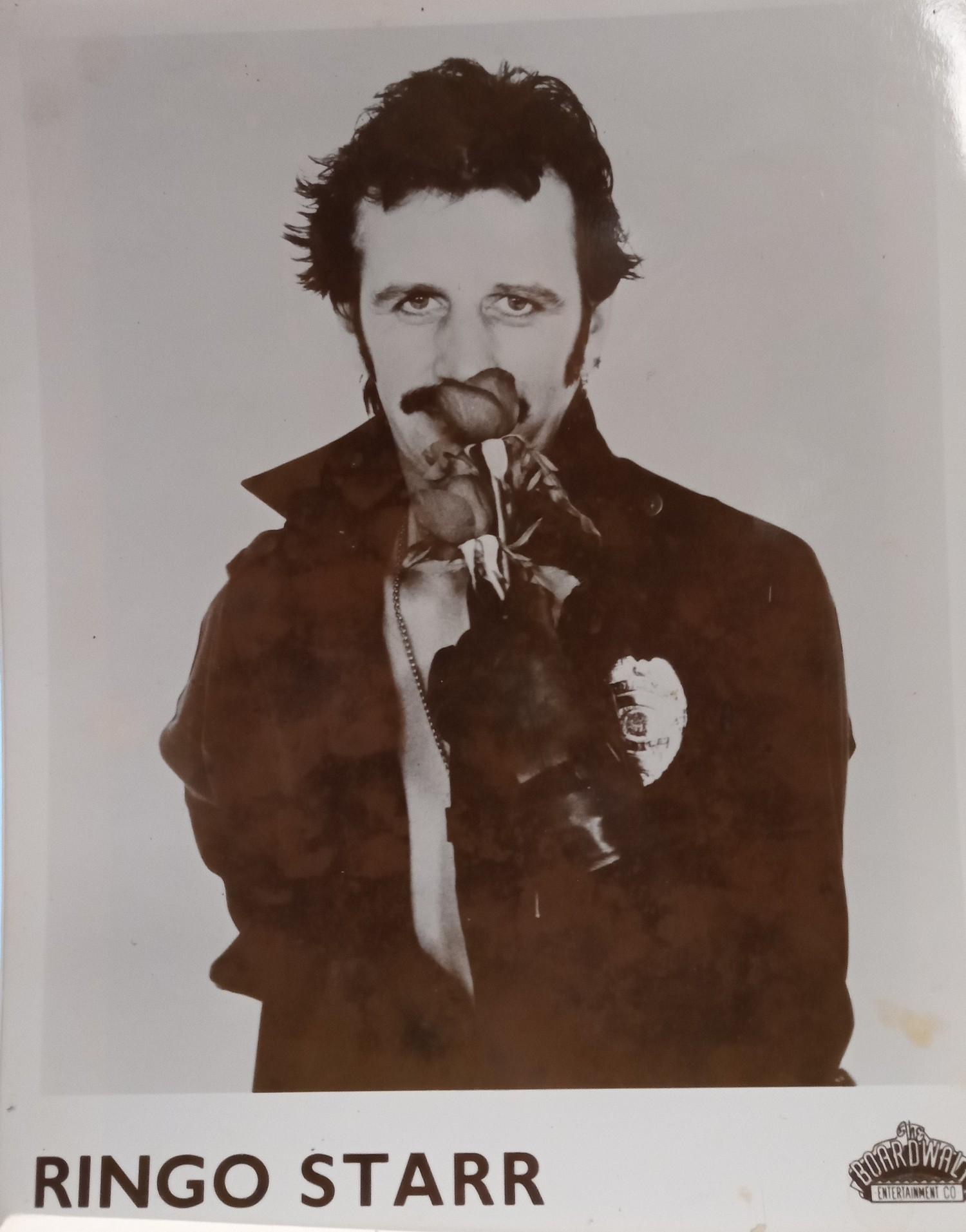 Six Ringo Starr black and white photographs - Image 3 of 3
