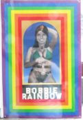 Peter Blake Bobbie Rainbow Tin Plate lithograph limited edition signed by Peter Blake
