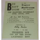 The Walker Brothers Handbill for Tower Ballroom New Brighton 1965 with two other Handbills from
