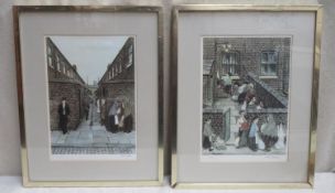 Tom Dodson - pair of pencil signed limited edition framed polychrome prints, both with blind