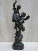 Good quality French patinated bronze figure - Triumphato, by Ernest Rancoulet (French 1870-1915)