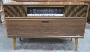 Mid 20th century Grundig stereogram, Approx. 78cm H x 118cm W x 38cm D